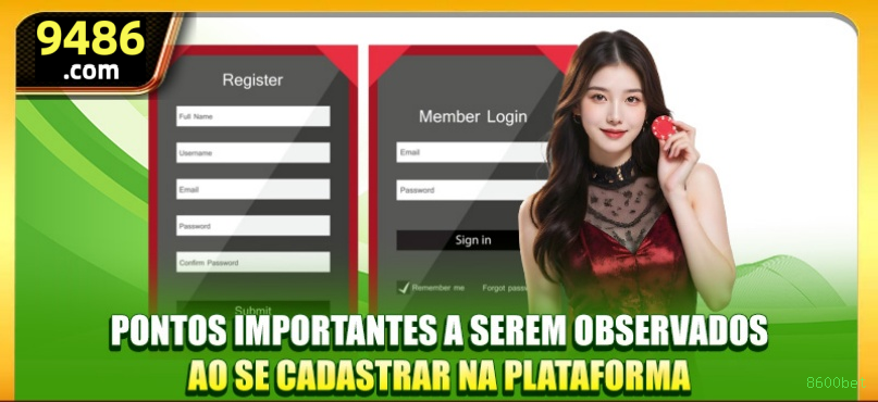 Login seguro na 8600bet